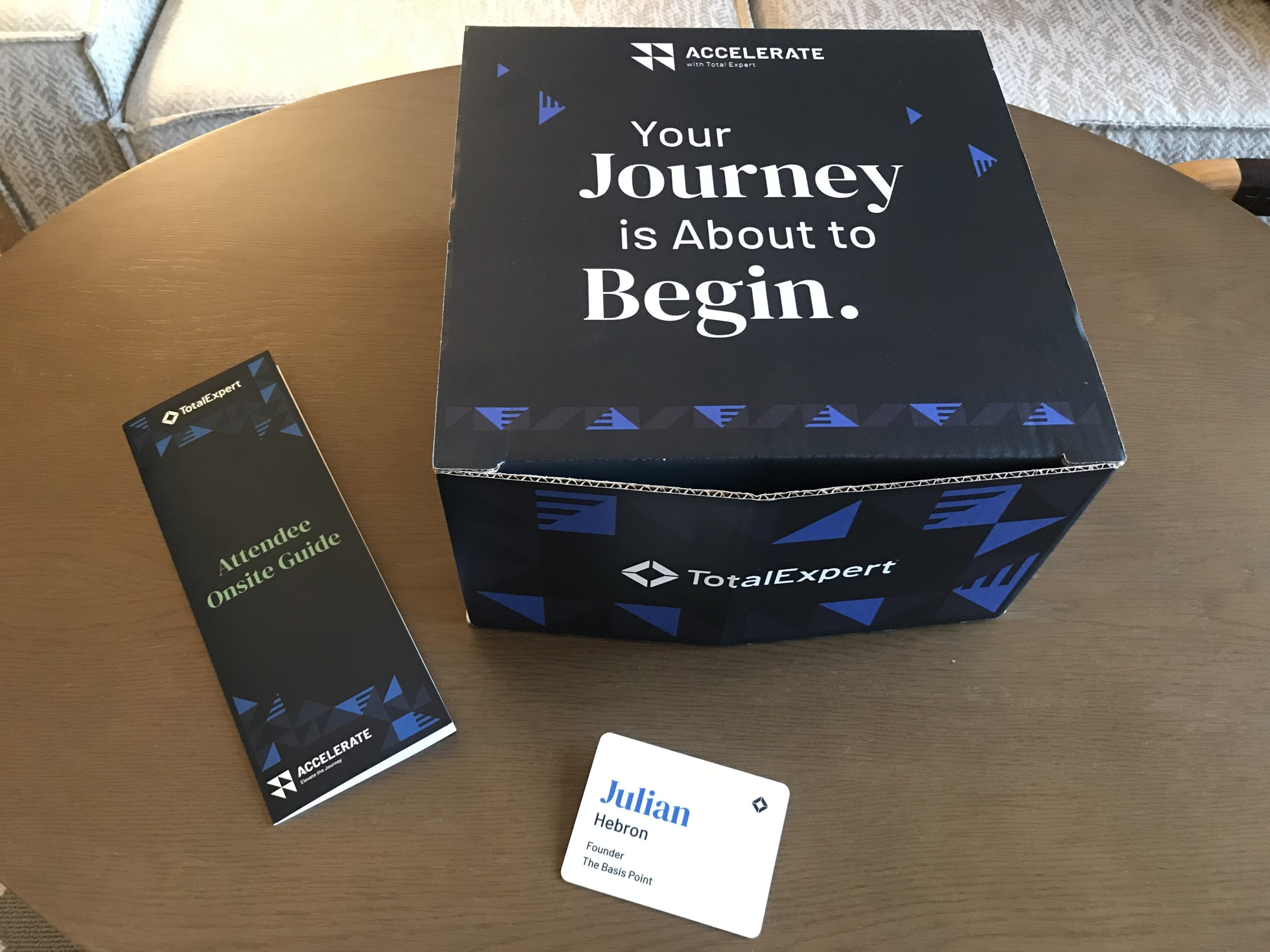 Total Expert Accelerate 2021 Conference - Journey gift box 1