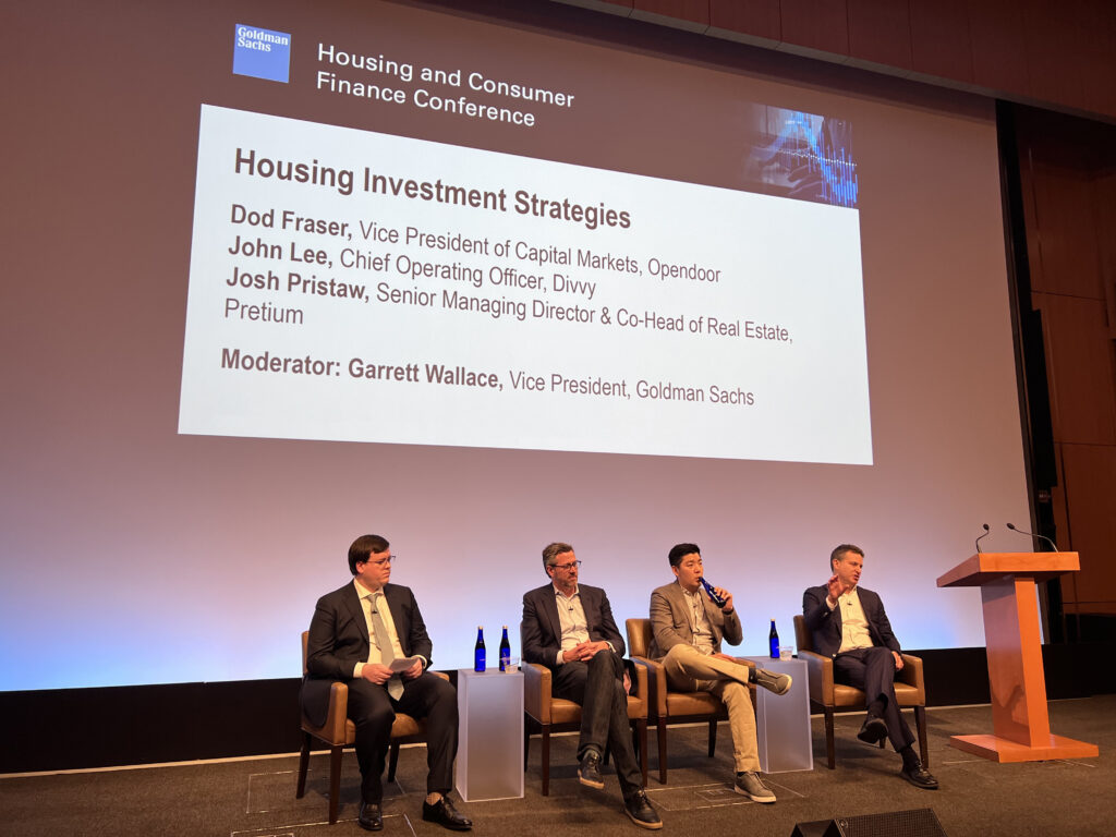 Housing Investment Strategies with Opendoor, Divvy, Pretium - Goldman Sachs Housing & Consumer Finance Conference 2022 - The Basis Point Live Blog