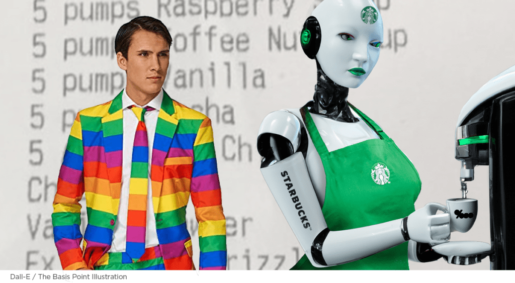 Starbucks robot barista coming in hot 3 - custom drink making machine patent filed with USOTO February 2023