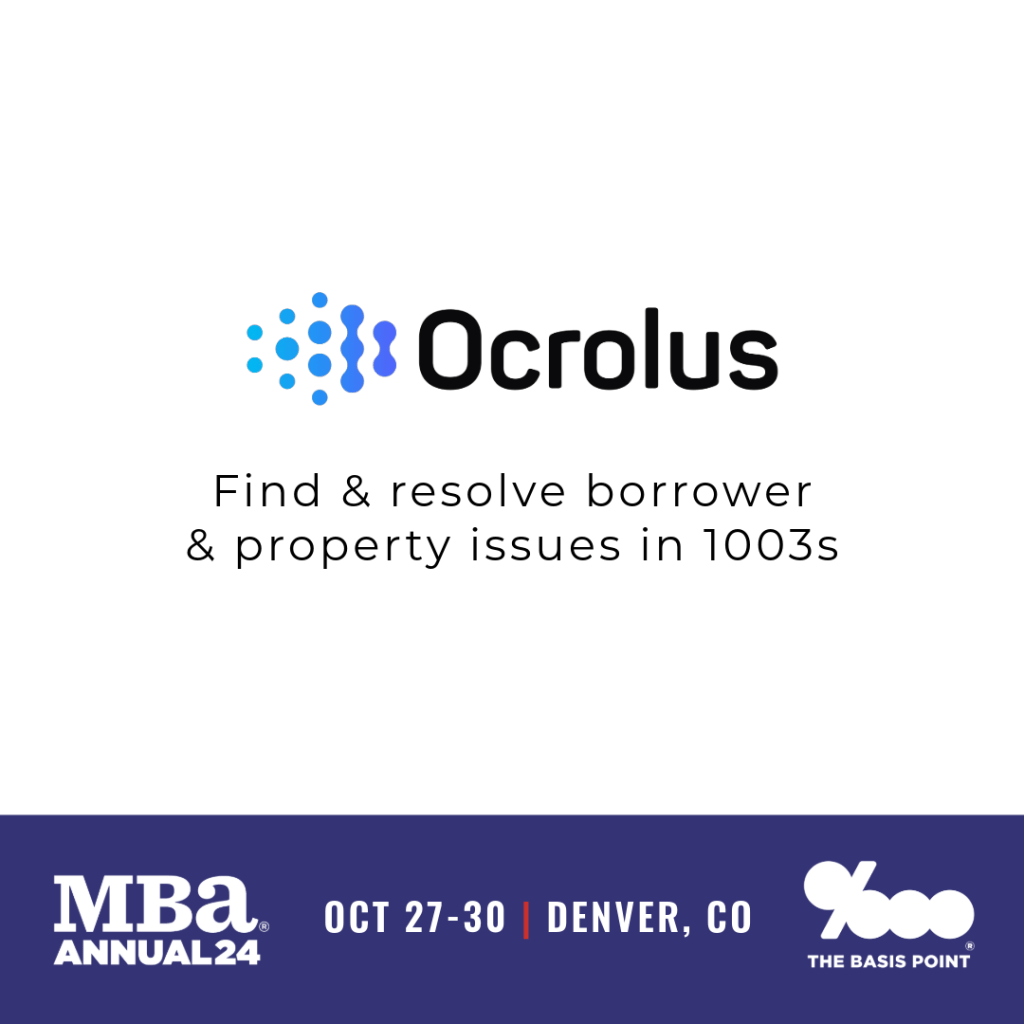 Ocrolus Demo at MBA Annual 2024 - Product Description - The Basis Point